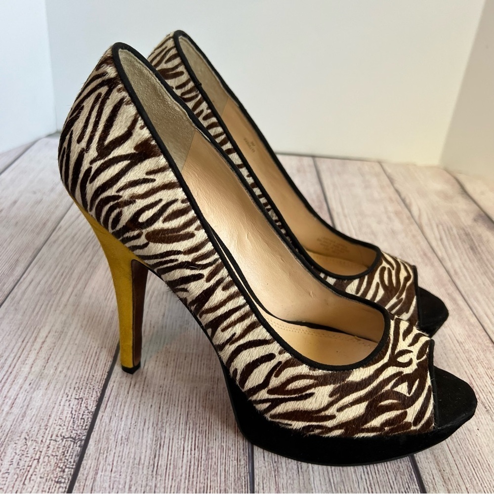 Enzo Angiolini Animal Print Heels 9